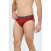 Moda Erkek Pamuk 3lü Bordo Beyaz Gri Likralı Slip