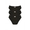 Moda Erkek Pamuk 3lü Siyah Slip