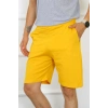 Moda Erkek Pamuk Sarı Şort