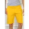 Moda Erkek Pamuk Sarı Şort