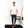 Moda Erkek Pamuk Tek Alt Pijama Lacivert