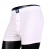 Moda Erkek Penye Boxer Beyaz