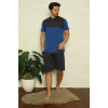 Moda Erkek Saks 3lü Pijama Takım