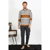 Moda Erkek Uzun Kol Penye Pijama Takım