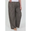 Moda Kadın Büyük Beden Bürümcük Pantolon  Kahve