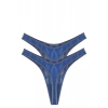 Moda Kadın Lacivert Payet Detaylı 2li Tanga Slip