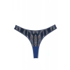 Moda Kadın Lacivert Payet Detaylı 2li Tanga Slip