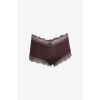 Moda Kadın Pamuklu 2li Boxer Kahve