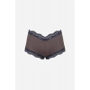 Moda Kadın Pamuklu 2li Boxer Kahve