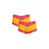 Moda Kadın Pamuklu 2li Boxer Sarı