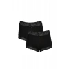 Moda Kadın Pamuklu 2li Boxer Siyah