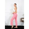 Moda Kadın Pamuklu Alt Pijama Pembe