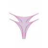 Moda Kadın Pembe Transparan 2li Tanga Slip