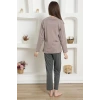 Moda Kız Çocuk Penye Pijama Takım