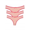 Moda Pamuklu 3lü Tanga Külot Pudra
