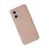 Oppo A96 Kılıf Nano içi Kadife Silikon - Pudra
