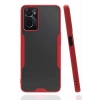 Oppo A96 Kılıf Platin Silikon - Kırmızı