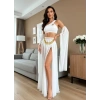 Özel Tasarım Kadın Beyaz Fantezi Harem Kostüm