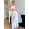 Özel Tasarım Kadın Beyaz Fantezi Harem Kostüm