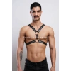 Perçin Detaylı Erkek  Göğüs Harness, Erkek  Parti Giyim - Brfm179