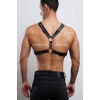 Perçin Detaylı Erkek  Göğüs Harness, Erkek  Parti Giyim - Brfm179