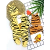 Pooh Desenli Zebra Çizgili Şapkalı Sweatli 3lü Kız Erkek Bebek Tulumu(sarı) Sarı