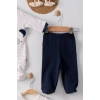 Puanlı Ayıcık Nakışlı Tulumlu % 100 Pamuk Erkek Bebek 5li Set