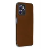 Realme C35 Kılıf Loop Deri Silikon - Kahverengi