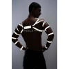 Reflektörlü (karanlıkta Yansıyan) Erkek  Bilek - Kol - Omuz Harness - Brfm5