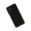 Samsung Galaxy A22 Kılıf Nano içi Kadife Silikon - Siyah