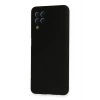 Samsung Galaxy A22 Kılıf Nano içi Kadife Silikon - Siyah