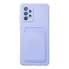 Samsung Galaxy A33 5G Kılıf Kelvin Kartvizitli Silikon - Lila