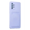 Samsung Galaxy A33 5G Kılıf Kelvin Kartvizitli Silikon - Lila