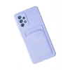Samsung Galaxy A33 5G Kılıf Kelvin Kartvizitli Silikon - Lila