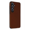Samsung Galaxy S24 Kılıf Loop Deri Silikon - Kahverengi