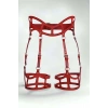 Seksi Deri Jartiyer Harness, Gotik Jartiyer Harness - Apft1158