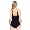 Siyah Göğsü Açık Body Korse