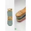 Tekli Kaymaz Mix Havlu Külotlu Çorap 50501 Nil