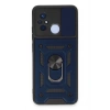 Xiaomi Redmi 12C Kılıf Pars Lens Yüzüklü Silikon - Lacivert