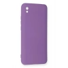 Xiaomi Redmi 9A Kılıf Nano içi Kadife Silikon - Mor
