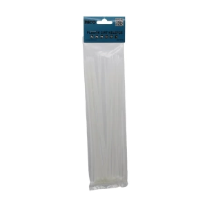 25pcs   Beyaz   3.6x250mm  Plastik Cırt Kelepçe