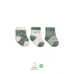 3lü Penye Cute Stars Soket Çorap Bs10115 Nil