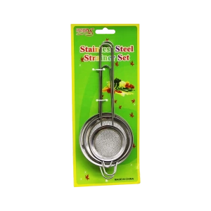 3 Parça  Çay Süzgeç Metal