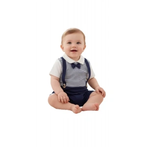 6/18 Ay Denizcik Tek Parça Bebek Tulumu