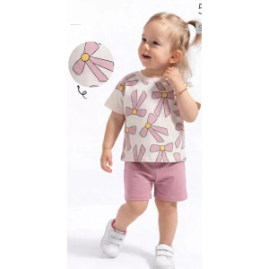6/18 Ay Fiyonk Baskılı Bebek Takımı