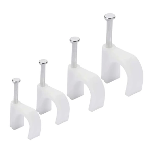8 Numara Çelik Çivili 25 Mm Kroşe 4x16 Antigron Kablolar İçin (100lü Poşet)
