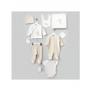 Bebitof Sevimli Kaplan 10 Parça Hastane Çıkışı 10095 Ekru