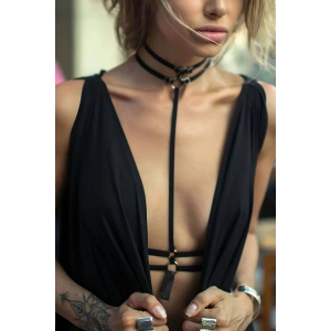 Bel Boyun Detaylı Seksi Harness - Brf373