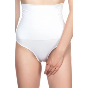 Beyaz Double Yüksek Bel Çıtçıtlı  Slip Korse