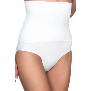 Beyaz Yüksek Bel Double Slip Korse